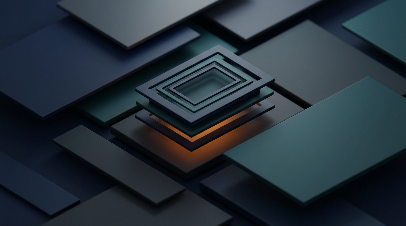 Abstract image frames in various sizes that are compressed and optimized for the web