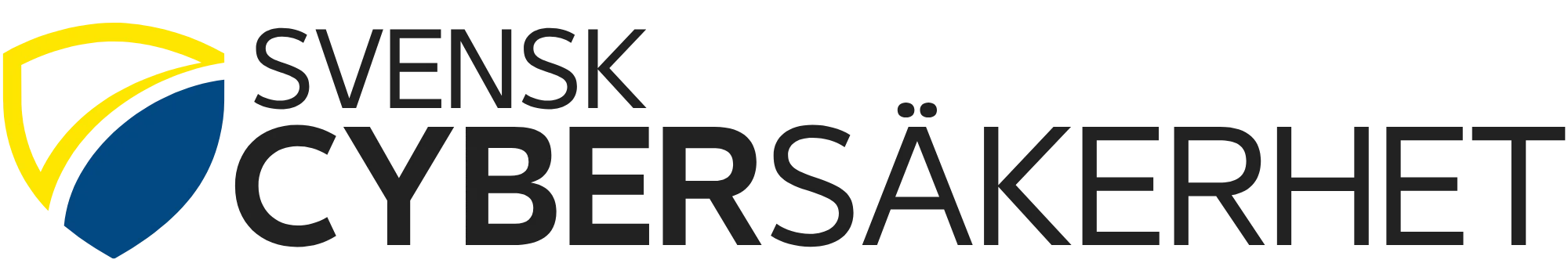 Svensk Cybersäkerhet logotyp — Light mode